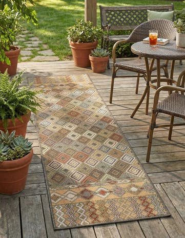 2' x 7' 10 Easy-Clean Baja Indoor / Outdoor Runner Rug
