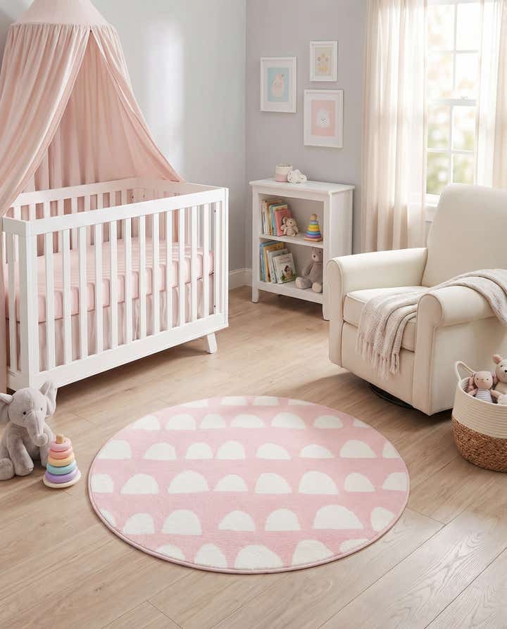 100cm x 100cm Whimsy Kids Tapis Rond