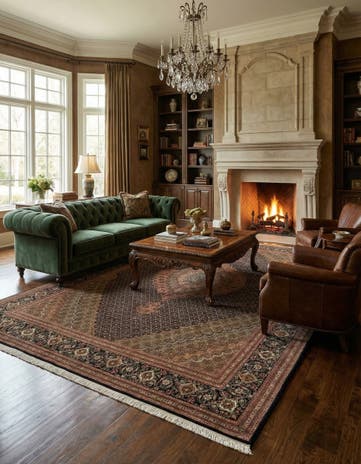 8' 4 x 11' 5 Tabriz Mahi Rug