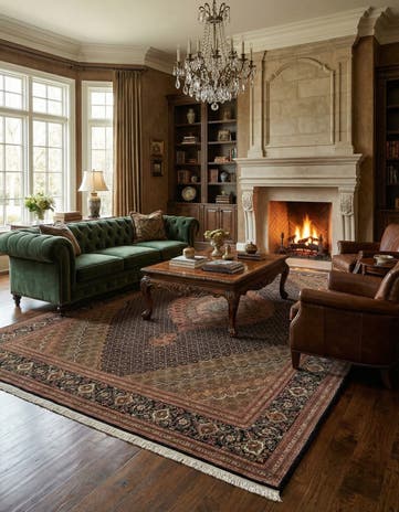 8' 4 x 11' 5 Tabriz Mahi Rug