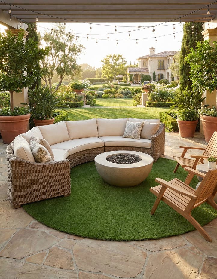 12' x 12' Easy-Clean Grass Indoor / Outdoor ...