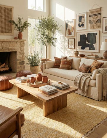 6' 7 x 10' Hand Knotted Moroccan Wool Rug
