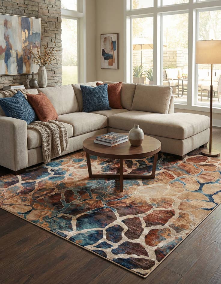 Detail image of  10' x 10' Gossamer Square Rug