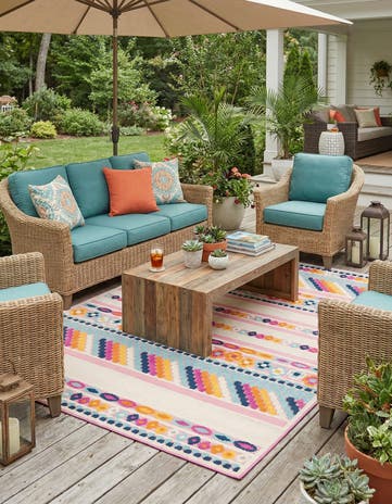 7' x 10' Easy-Clean Aruba Indoor / Outdoor Rug