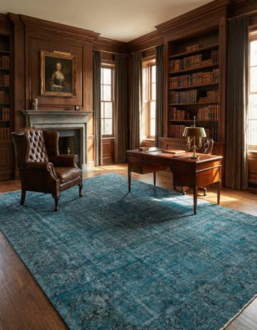 9' x 12' 9 Vintage Royal Wool Rug