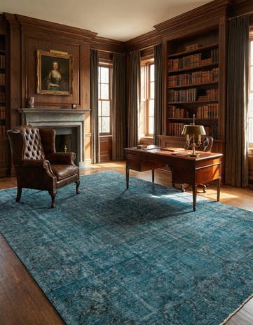 9' x 12' 9 Vintage Royal Wool Rug