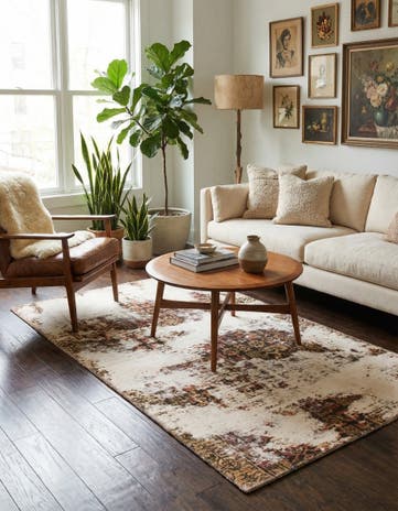 3' x 5' 4 Hand Knotted Ultra Vintage Persian Wool Rug