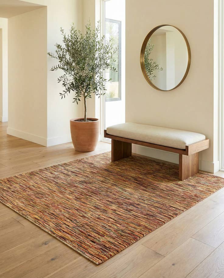 Detail image of 5' 3 x 6' 7 Hand Knotted Modern Ziegler Rug