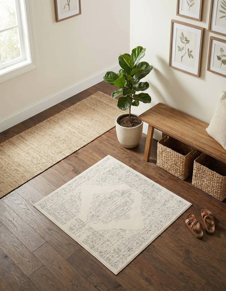 Detail image of 1' 4 x 1' 4 Isabella Sample Rug