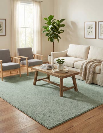 8' x 10' Solid Frieze Rug
