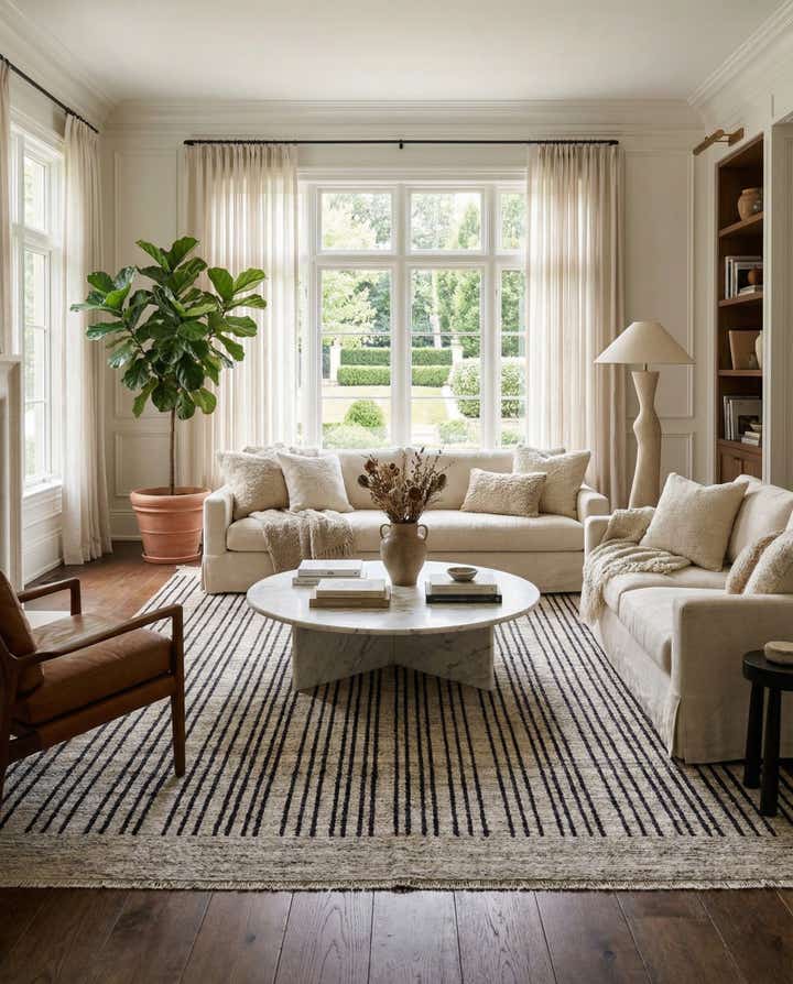 8' 8 x 12' 1 Hand Knotted Moroccan Wool Rug