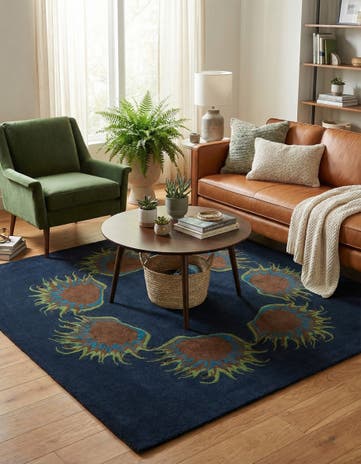 7' 6 x 7' 6 Luna Wool Square Rug