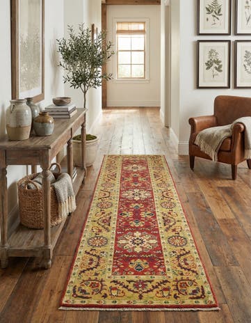 2' 8 x 9' 9 Hand Knotted Kazak Runner Rug