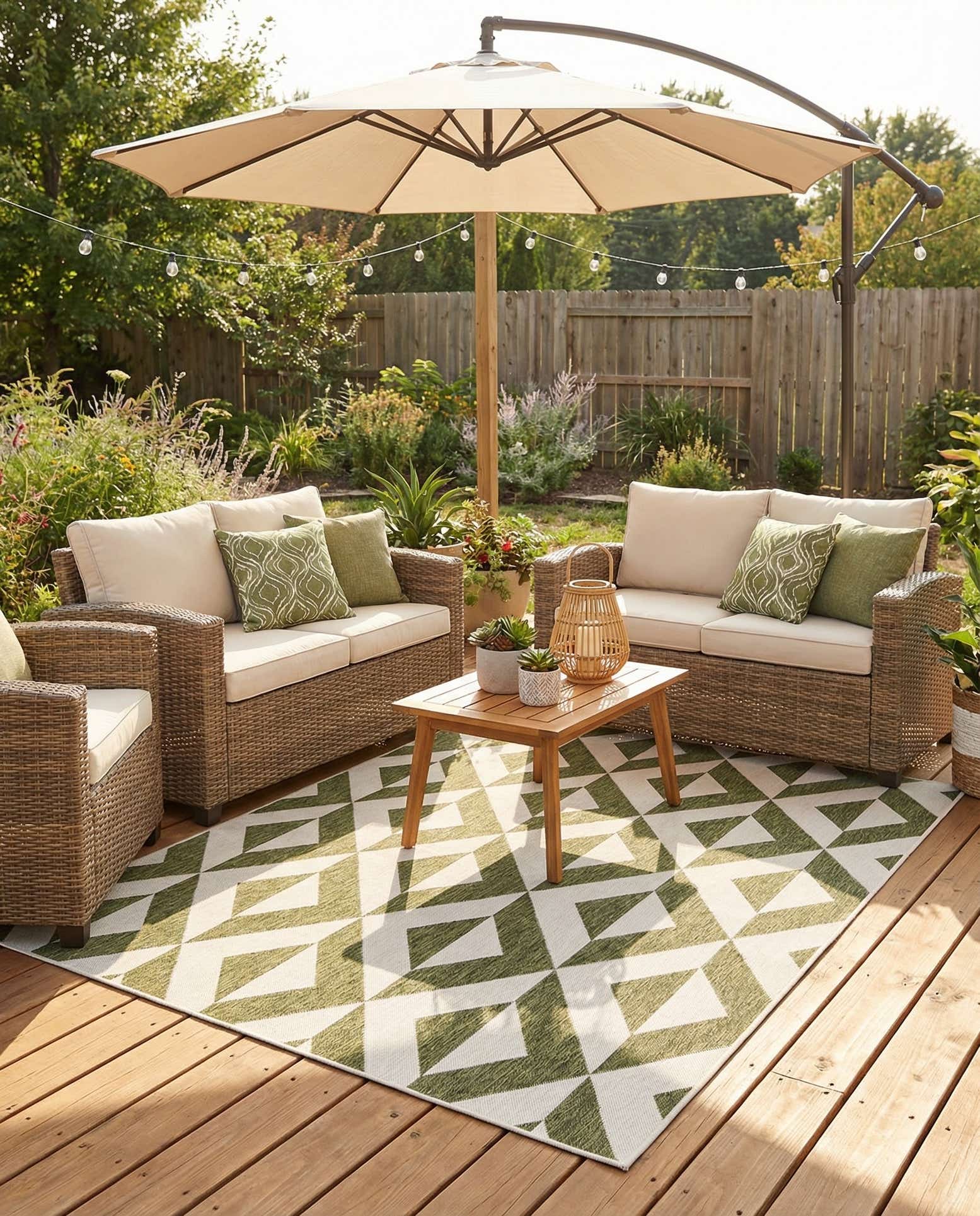 6' x 9' Easy-Clean Jill Zarin Napa Indoor / Outdoor Rug