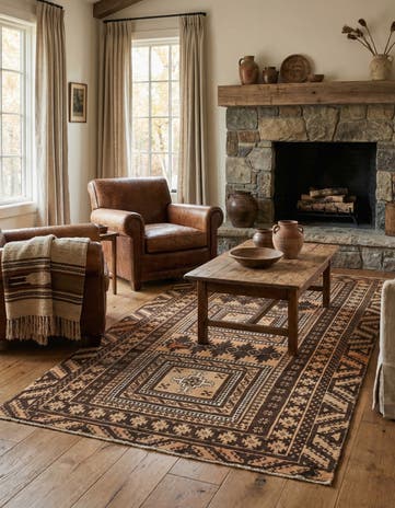 3' 9 x 7' 3 Hamedan Rug