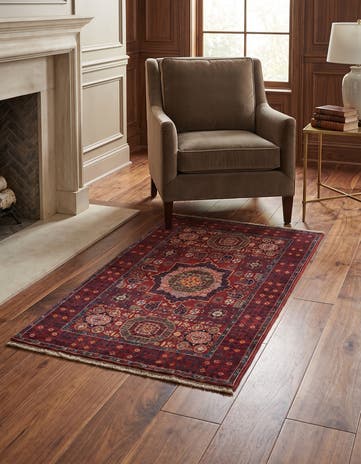 3' 2 x 5' 3 Hand Knotted Mamluk Ziegler Rug