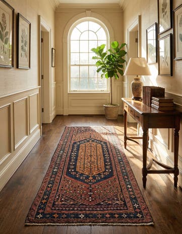 4' x 9' 6 Hamedan Rug