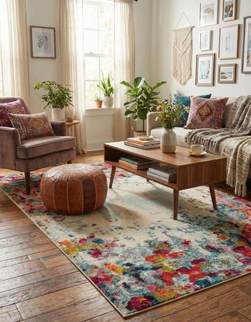 5' x 8' Washable Theia Rug
