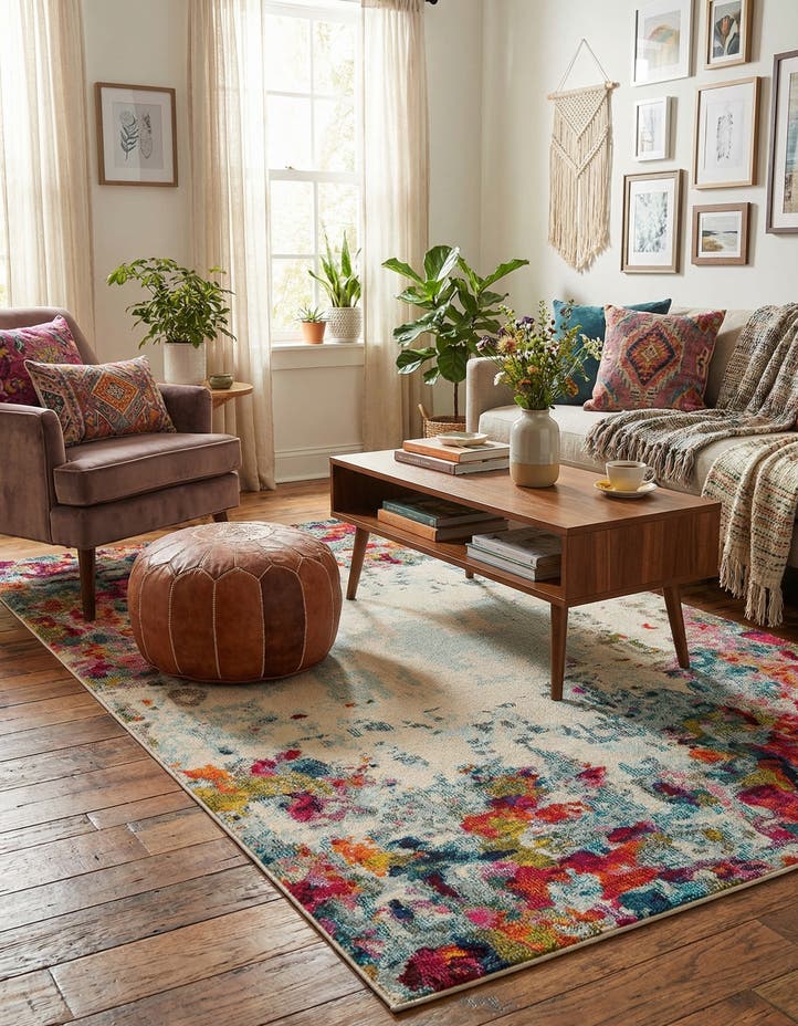 5' x 8' Washable Theia Rug
