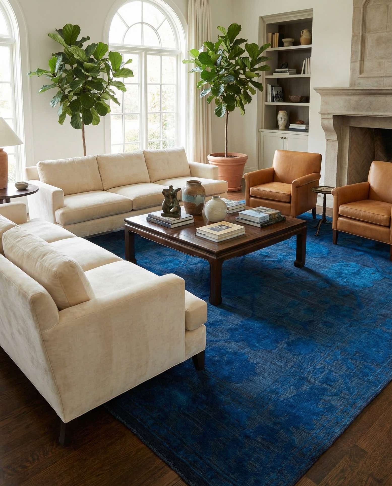 10' 2 x 14' 1 Hand Knotted Oushak Wool Rug