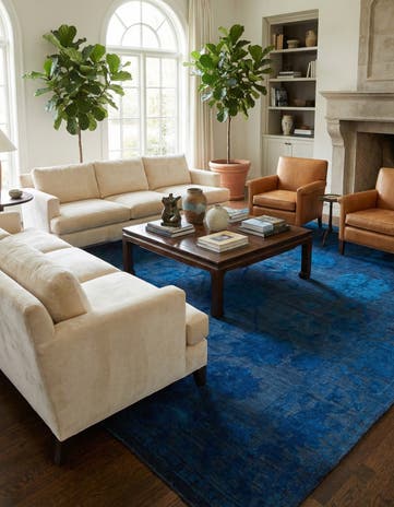 10' 2 x 14' 1 Hand Knotted Oushak Wool Rug