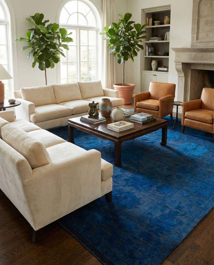 10' 2 x 14' 1 Hand Knotted Oushak Wool Rug