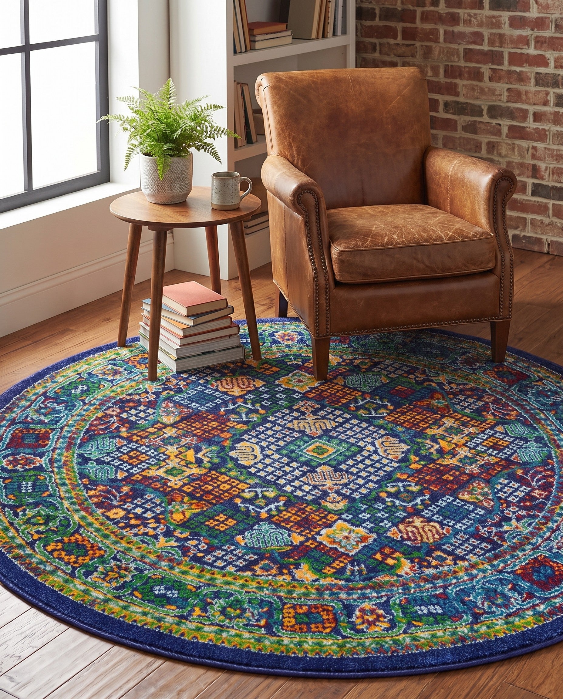 4' x 4' Calypso Round Rug