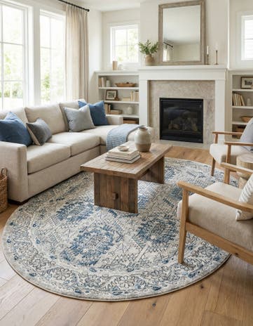 Gray Nyla Oval Rug
