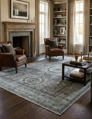 5' 7 x 7' 10 Hand Knotted Amina Rug