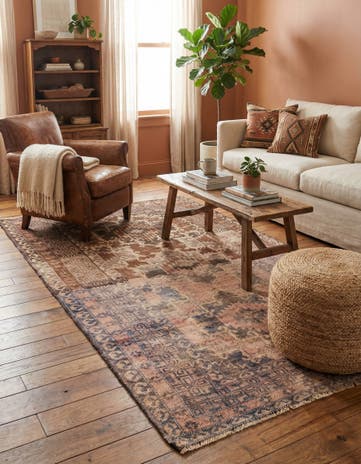 3' 9 x 6' 9 Hand Knotted Balouch Persian Wool Rug