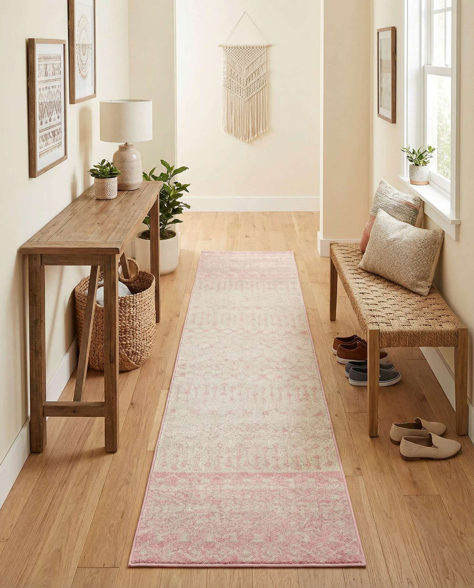 2' 7 x 12' Moroccan Trellis Runner Rug