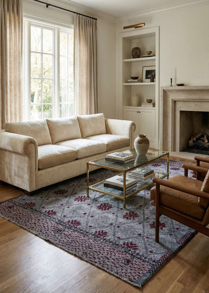 8' 2 x 11' 6 Hand Knotted Darya Wool Rug