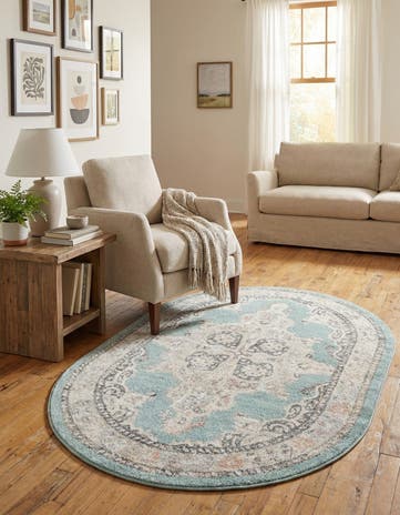 4' x 6' Parker Oval Rug