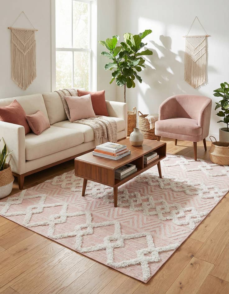 Detail image of 4' 5 x 6' Sabrina Soto Casa Valencia Rug