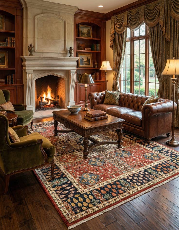 Detail image of 5' 8 x 7' 10  Hand Knotted Ariana Ziegler Rug