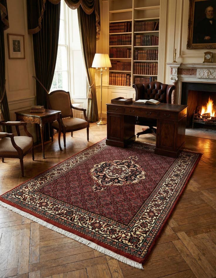 Detail image of  3' 1 x 4' 9 Bidjar Wool Rug