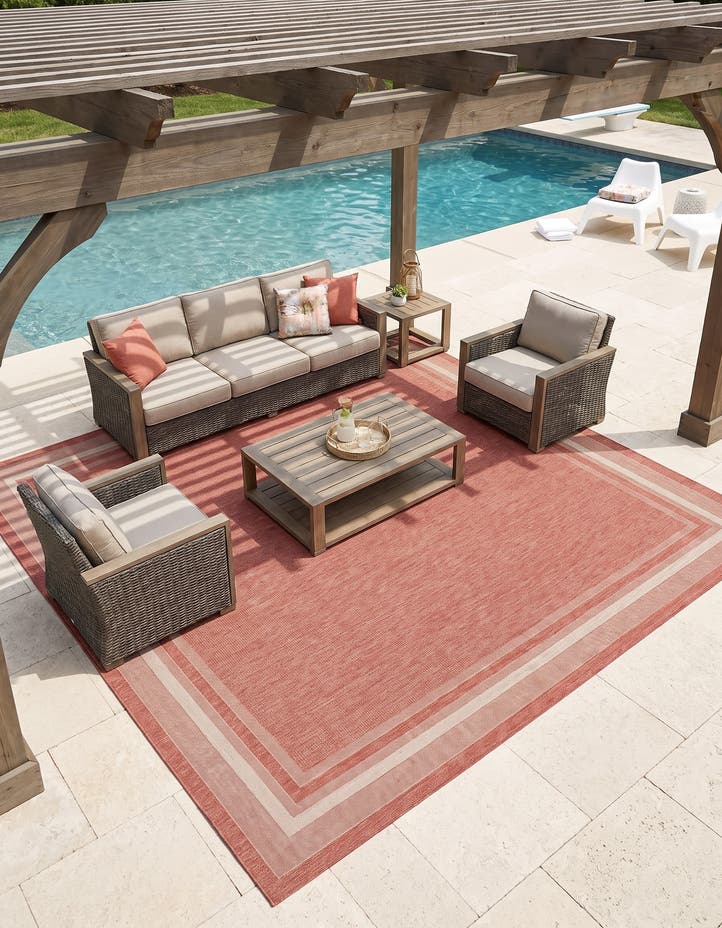 13' x 13' Easy-Clean Border Indoor / Outdoor...