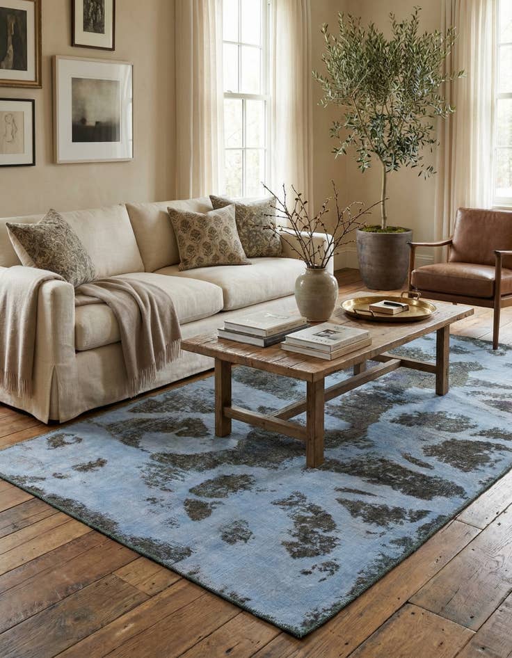 Detail image of 3' 5 x 7' 10  Hand Knotted Ultra Vintage Persian Wool Runner Rug