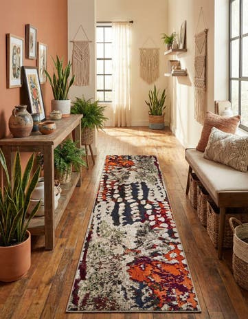2' 7 x 12' Washable Haerfest Runner Rug