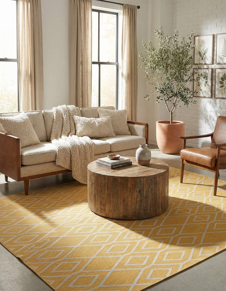 Detail image of 7' x 10' Easy-Clean Jill Zarin Turks and Caicos Indoor / Outdoor Rug