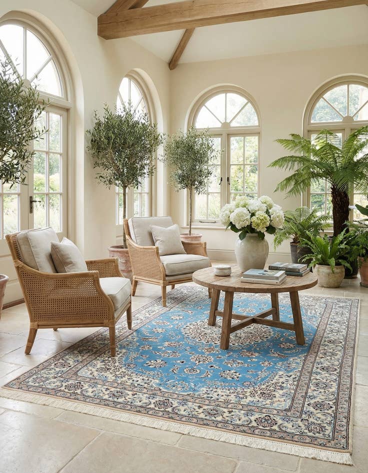 Detail image of 4' 2 x 6' 3 Nain Rug