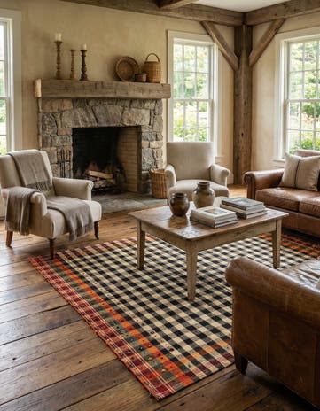 4' 11 x 7' Jajim Wool Rug