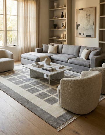 8' 2 x 11' 5 Hand Knotted Darya Wool Rug