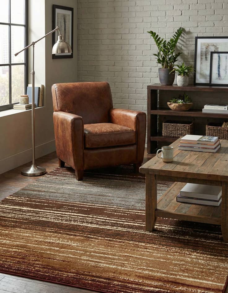 Detail image of 6' x 6' Coffee Shop Square Rug