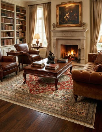 6' x 9' 2 Hand Knotted Tabriz Persian Wool Rug