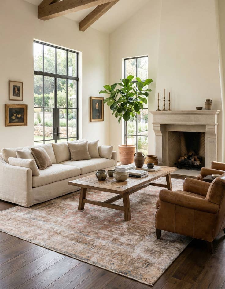 Detail image of 9' 7 x 12' 8  Hand Knotted Ultra Vintage Persian Wool Rug