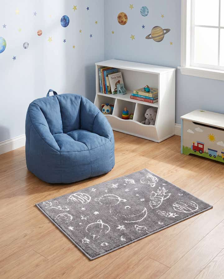 65cm x 90cm Planets Whimsy Kids Teppich