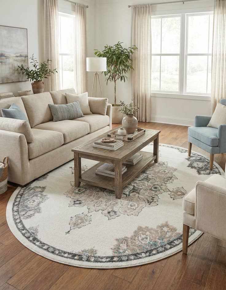 Detail image of  7' 10 x 10' Parker Oval Rug