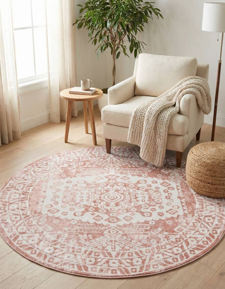 Detail image of 7' x 7' Oxford Round Rug