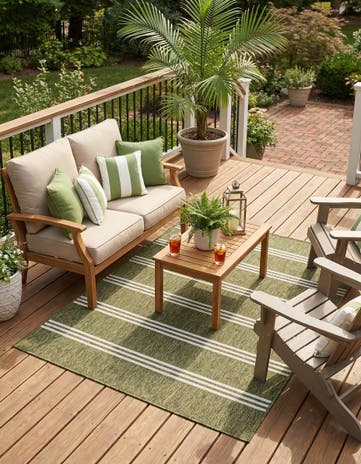 4' x 6' Easy-Clean Jill Zarin Anguilla Indoor / Outdoor Rug
